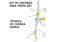 Kit de ascenso y desplazamiento por los árboles para poda y trepa