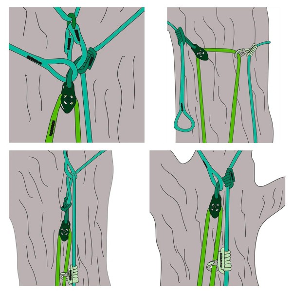 Salvarramas PULLEYSAVER con polea para poda y trepa en altura.