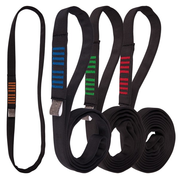 Anillos textiles TRUCK LOOP negro con testigo de desgaste