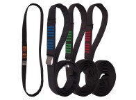 Anillos textiles TRUCK LOOP negro con testigo de desgaste