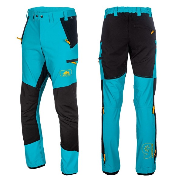 Pantalones GECKO azul Dragonfly para poda y trepa de árboles 2