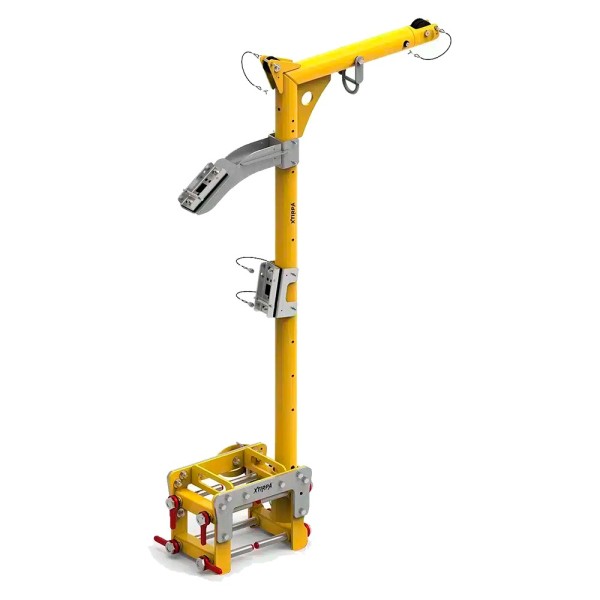 Pescante con mástil integrado 610mm para espacios confinados