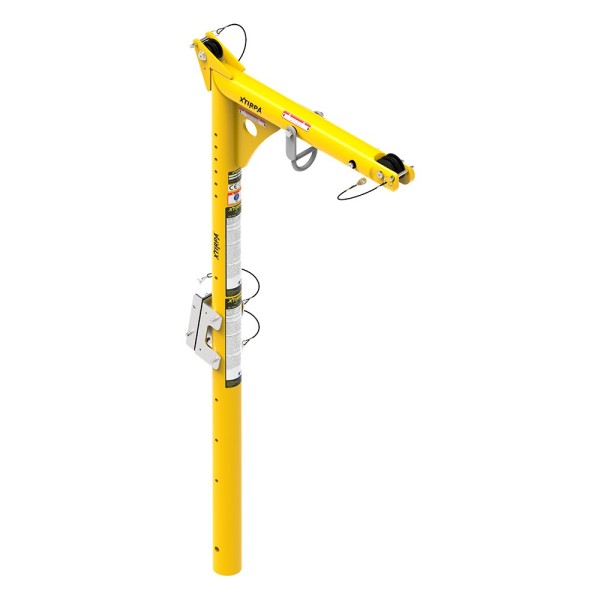 Pescante con mástil integrado 610mm para espacios confinados