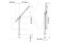Kit brazo pescante ASS-1 marca Ikar para espacios confinados