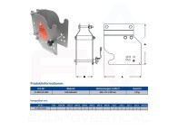 Kit brazo pescante ASS-1 marca Ikar para espacios confinados