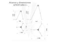 Kit trípode DB-A3 de Ikar para acceso a espacios confinados
