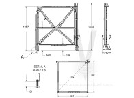 Kit brazo pescante Xtirpa con barandilla autoportante IN-8002