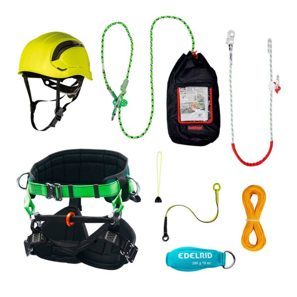 Kit ascenso y descenso para iniciación en trepa de árboles