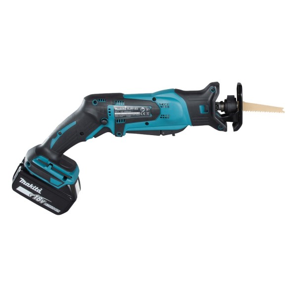 Sierra de sable DJR183Z para batería 18V Makita. Peso 1,5kg