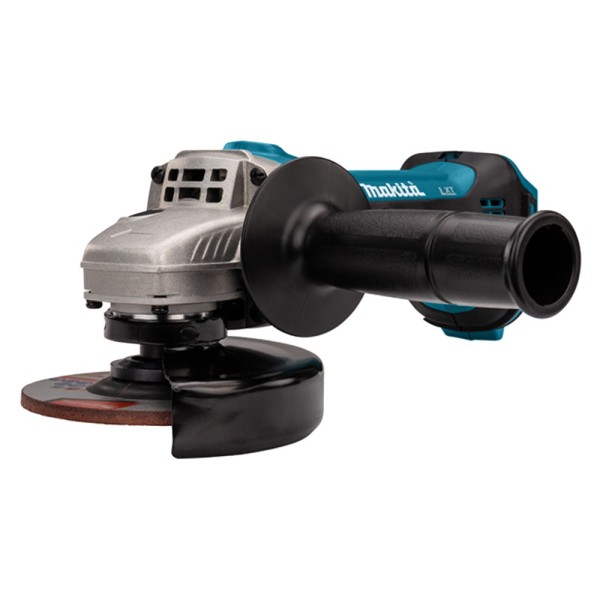 Amoladora discos 115mm Batería 18V Makita. Uso con una sola mano.